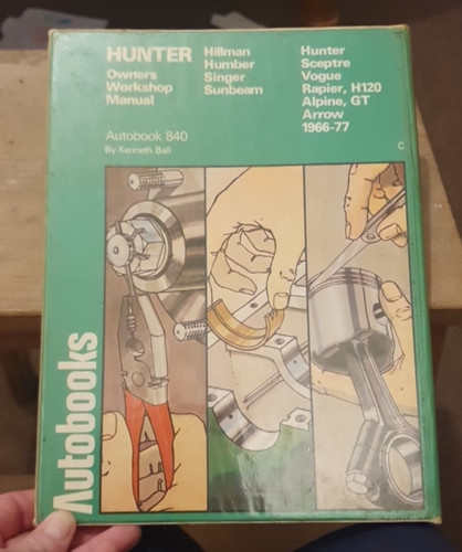 Hunter owners workshop manual - workshop,
