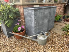 Galvanised tanks - Galvanised water trough -   Galvanised planter  100 cm