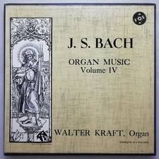 Vox 3 LP box SVBX 5444: Bach - Organ Music Vol. IV / Walter Kraft