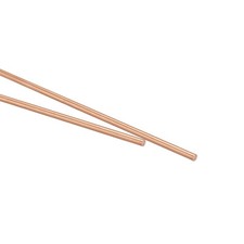 2pcs Solid Copper Round Rod