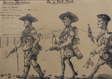 Antique Military Framed