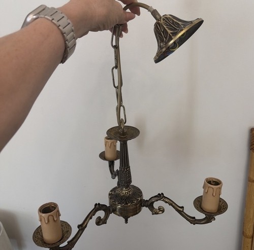 Vintage bhs brass effect - brass, three