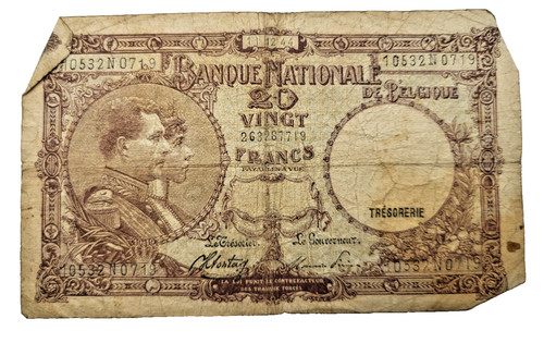 Belgium francs 1944 - 20,