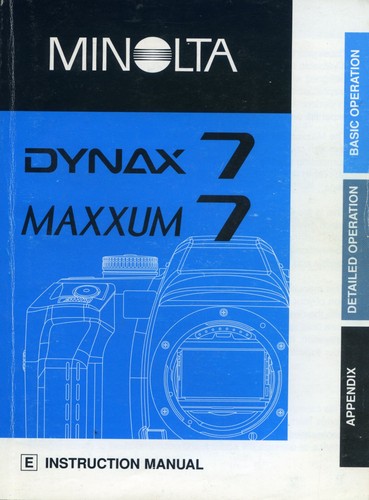 Minolta dynax instruction - 7,