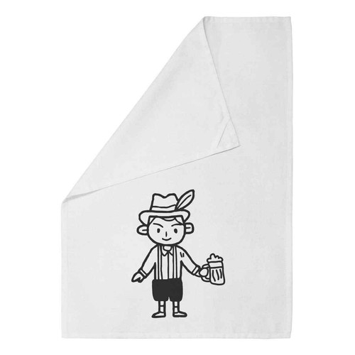 German caricature cotton tea - caricature',