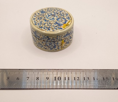 Antique trinket box papier - trinket,