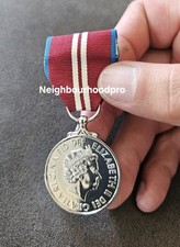 Queens Diamond Jubilee Medal Full Size Replica Medal On suspension Ring.