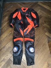 Akito Motorbike One Piece Mens Leathers Size 44/54