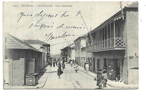 Senegal rufisque rue - senegal,