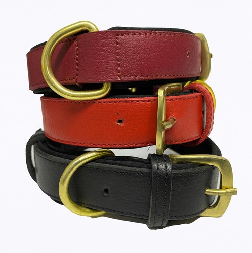 Genuine leather dog collar - genuine,