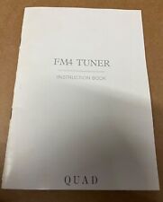 Quad FM4 Tuner  instruction Booklet