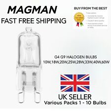 G4/G9 Halogen Bulb -5W 10W 18W 20W 25W 28W 33W 40W 60W Lamp Light Bulb  220v 12v