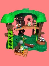 Vtg 90s Fisher Price ‘Great Adventures’ Robin Hood Tree House Play Set Figures