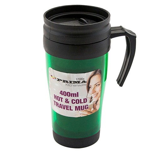 Green thermos travel mug - green,