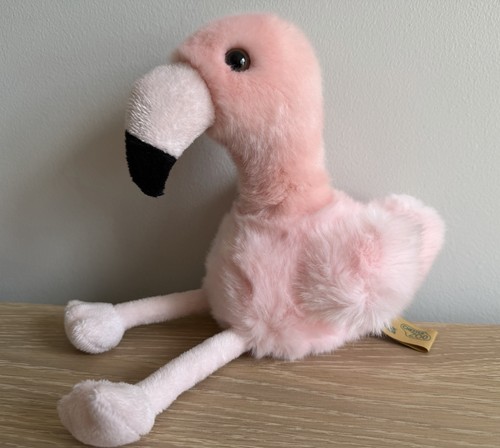Pink flamingo soft plush toy - soft,