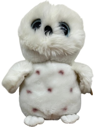 Paws white plush owl stuffed - paws,