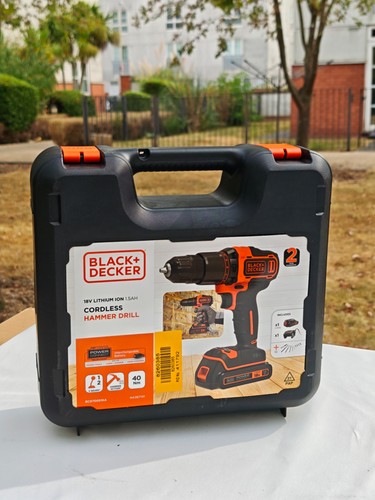 18v 5ah bat hammer drill - b&d,