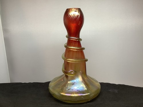 Gold iridescent loetz art - gold,
