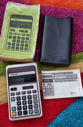 Vintage casio calculator - vintage, al-8