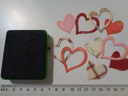Sizzix double heart craft - double,