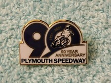 PLYMOUTH SPEEDWAY 2021 90th ANNIVERSARY BADGE IN GOLD COLOUR