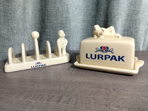 Vintage lurpak ceramic butter - ceramic,
