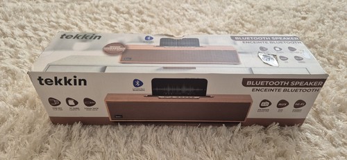 Tekkin bluetooth speaker - bluetooth, wood