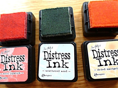 Three jim holtz distress inks - distress,