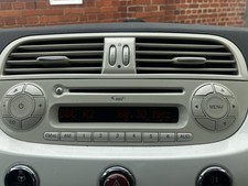 Fiat 500 Original Radio Head Unit CD Cream