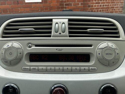 Fiat 500 original radio - fiat, head