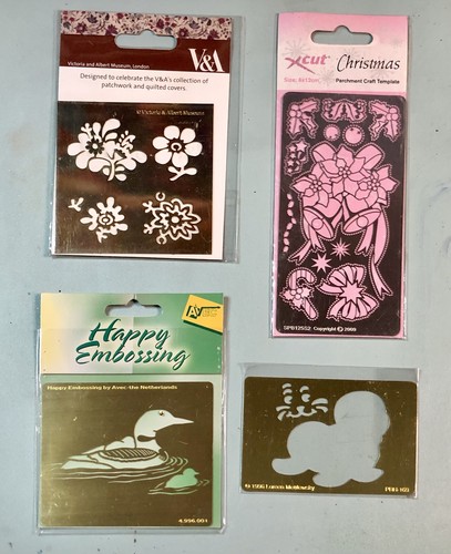 Brass stencils mix - mix, lot