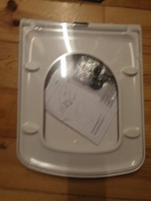 Luxury Square Toilet Seat Heavy Duty White Soft Close Top Quick Release Hinges