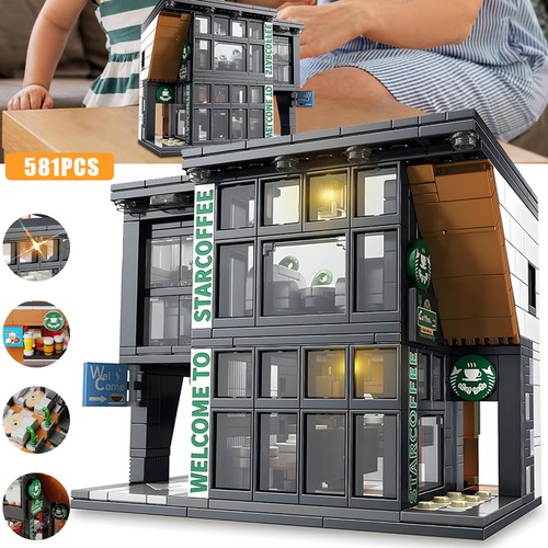Coffee shop building blocks - shop,