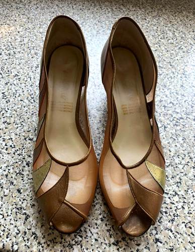 Sergio rossi womens brown - womens, gold