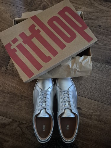 Fitflop silver rally sneakers - fitflop,
