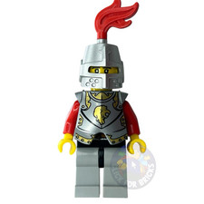 LEGO Castle Kingdoms Lion Knight Bishop Minifigure cas514 From Chess 853373 VGC