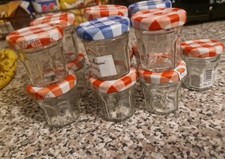 Mini Jam Jars 28g Empty, with Lids, Bonne Maman X 13