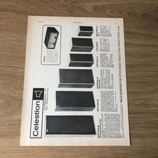 GRAM161 MAGAZINE ADVERT 11X8 CELESTION DITTON 44 MONITOR