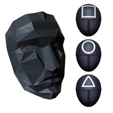 Halloween Face Mask Accessory Cosplay Shape Prop Party TV Gameshow