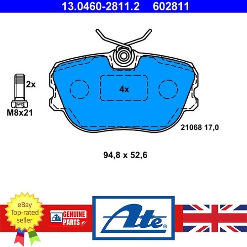 Brake pad set for saab - brake,