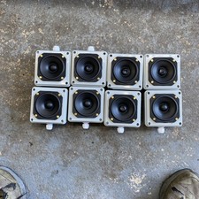 - 8cm X 8  Square Fullrange Speaker 5.8cm in small plastic enclosed