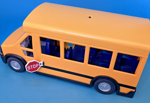 Playmobil yellow school bus - school,