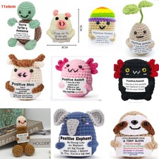 Funny Positive Potato Animal Gift Handmade Crochet Animal Cute Emotional Support