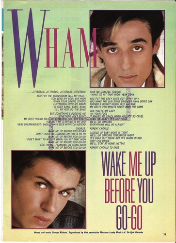 Wham george michael wake - ,