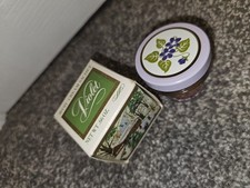 Avon VIOLETS Cream Sachet JAR in BOX Vintage Perfume