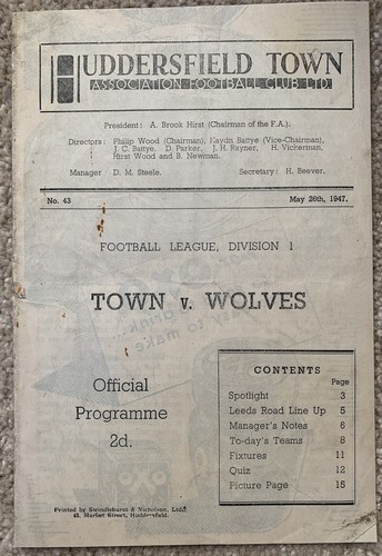 Huddersfield town - huddersfield, v