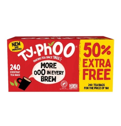 Typhoo tea bags 240 pack - tea,