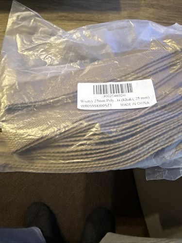 Polyester cotton weave webbing - weave,