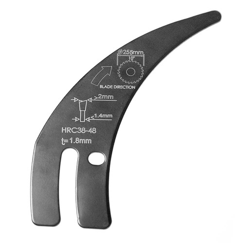 Trench cut riving knife for - riving,