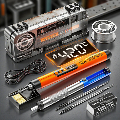 Lcd digital cordless - lcd, soldering